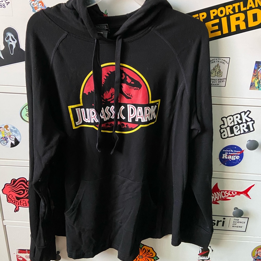 Plus size Jurassic park hoodie